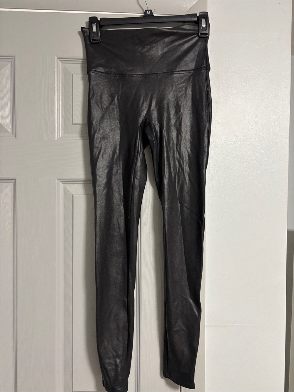 SPANX Faux Leather Leggings Black